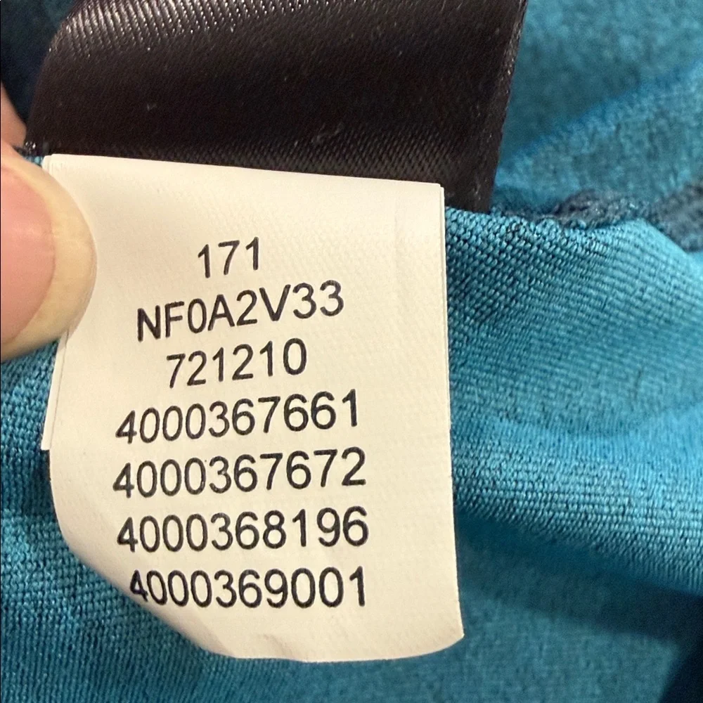 The North Face Men’s FlashDryXD Teal Black Lightweight Quarter Zip Pullover Sz L